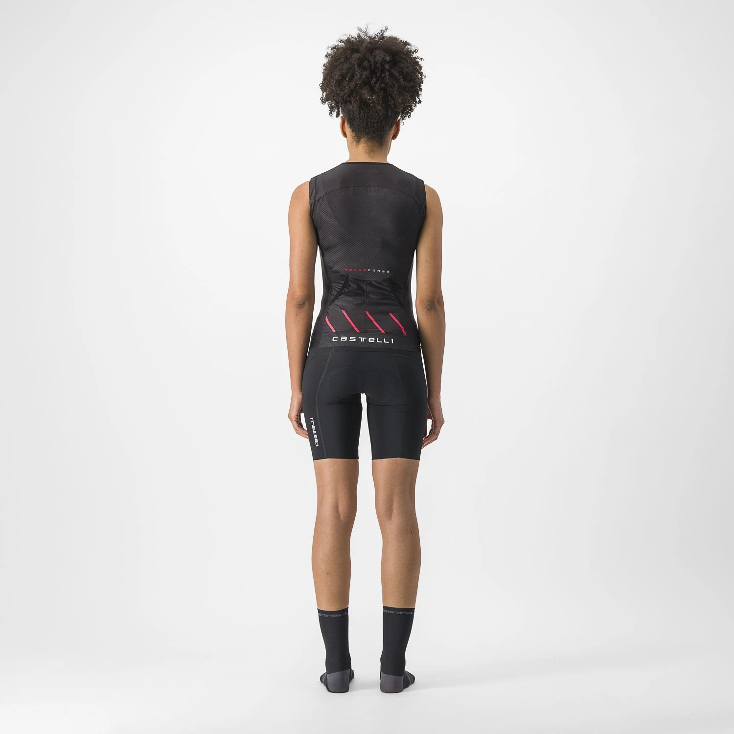 Castelli Ride-Run Short Zwart Dames 4 Castelli Ride-Run Short Zwart Dames - Afbeelding 2