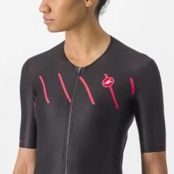Castelli Free Speed 2 W Race Tri Top Zwart/rood Dames -Craft Winkel 06 8620097