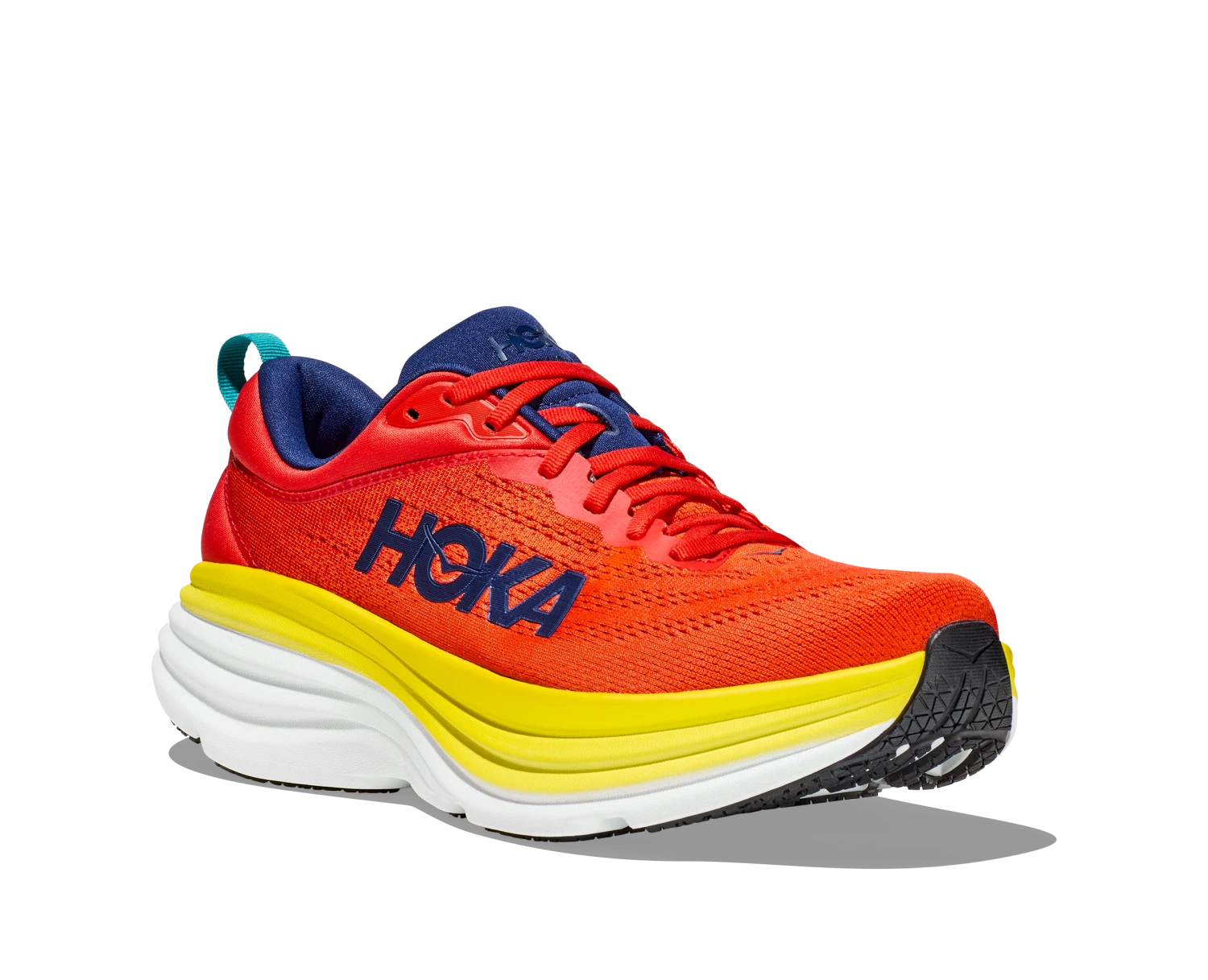 Hoka One One Hoka Bondi 8 Hardloopschoenen Geel/rood Heren 8 Hoka One One Hoka Bondi 8 Hardloopschoenen Geel/rood Heren - Afbeelding 6