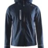 Craft Cortina Soft Shell Winterjas Blauw/navy Heren