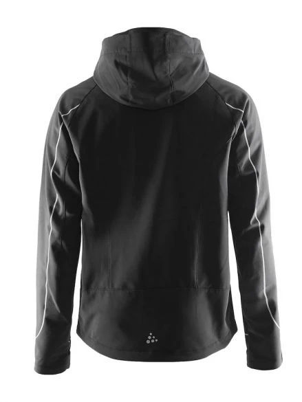 Craft Cortina Soft Shell Winterjas Zwart Heren 4 Craft Cortina Soft Shell Winterjas Zwart Heren - Afbeelding 2