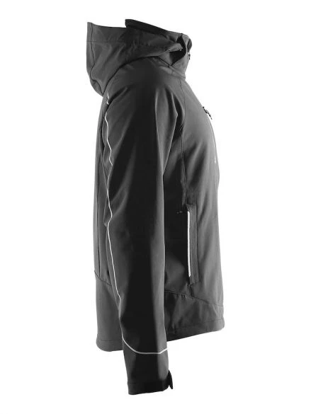 Craft Cortina Soft Shell Winterjas Zwart Heren 6 Craft Cortina Soft Shell Winterjas Zwart Heren - Afbeelding 4