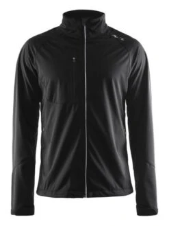 Craft Bormio Soft Shell Winterjas Zwart Heren
