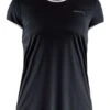 Craft Eaze Korte Mouw Hardloopshirt Zwart Dames -Craft Winkel 1905877 999900 eaze ss tee f