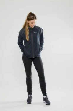 Craft Lumen Hydro Hardloopjack Zwart Dames -Craft Winkel 1907689 999000 lumen hydro jacket c6 preview