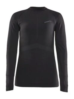 Craft Active Intensity CN Lange Mouw Ondershirt Zwart Dames