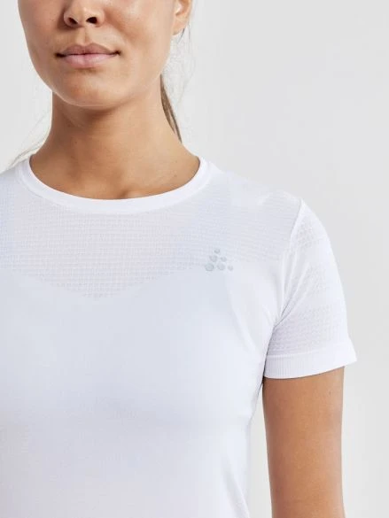 Craft Fuseknit Light Korte Mouw Ondershirt Wit Dames 6 Craft Fuseknit Light Korte Mouw Ondershirt Wit Dames - Afbeelding 4