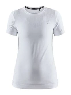 Craft Fuseknit Light Korte Mouw Ondershirt Wit Dames