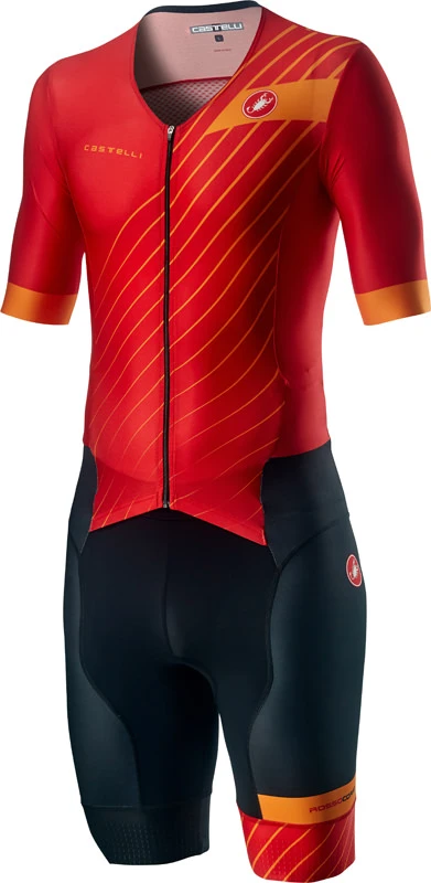 Castelli Free Sanremo 2 Trisuit Korte Mouwen Rood/zwart Heren 3 Castelli Free Sanremo 2 Trisuit Korte Mouwen Rood/zwart Heren