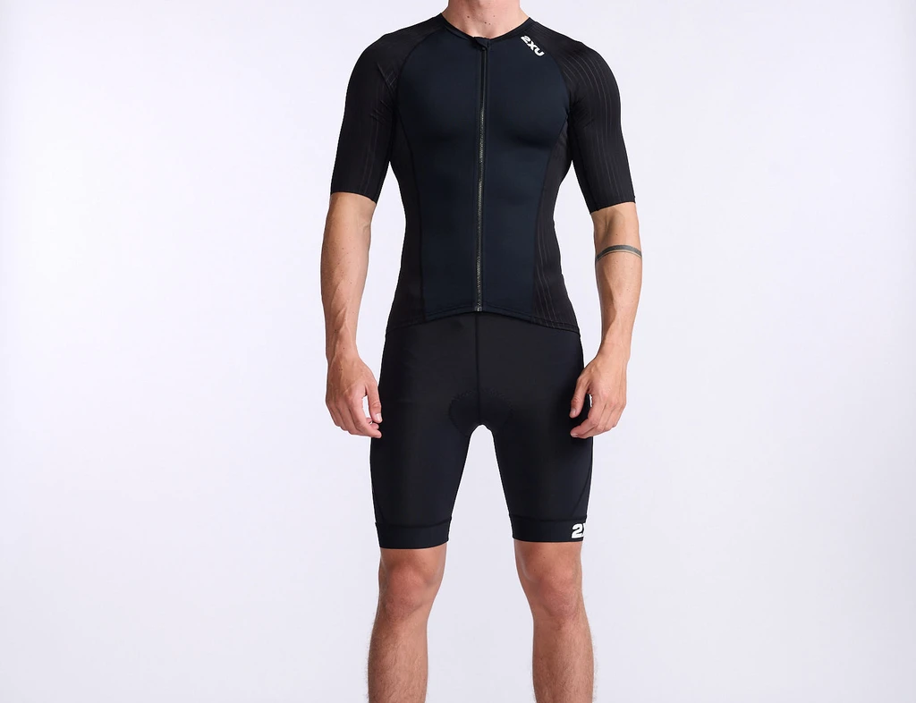 2XU Aero Tri Top Korte Mouw Zwart Heren 3 2XU Aero Tri Top Korte Mouw Zwart Heren