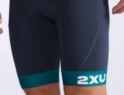 2XU Core 9 Inch Tri Shorts Blauw/groen Heren -Craft Winkel 2xu core tri short 9 inch mt6439b idk wht 023