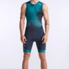 2XU Core Trisuit Mouwloos Blauw/groen Heren -Craft Winkel 2xu core trisuit mt6437d idk wht