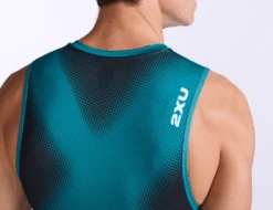 2XU Core Trisuit Mouwloos Blauw/groen Heren 13 2XU Core Trisuit Mouwloos Blauw/groen Heren -Craft Winkel 2xu core trisuit mt6437d idk wht 021