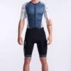 2XU Light Speed Trisuit Korte Mouw Blauw/wit Heren