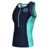Zone3 Aquaflo Plus Tri Top Zwart/mintgroen Dames -Craft Winkel aquaflo women top shorts green cutout 2