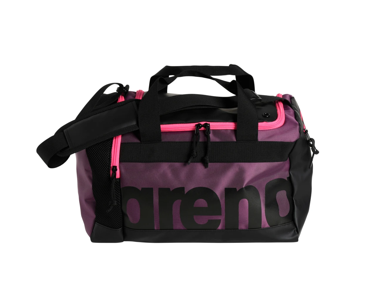 Arena Spiky 3 Duffle 40L Zwemtas Zwart/roze 4 Arena Spiky 3 Duffle 40L Zwemtas Zwart/roze - Afbeelding 2