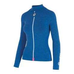 Assos Ultraz Skin Layer Winter Ondershirt Lange Mouw Blauw Dames