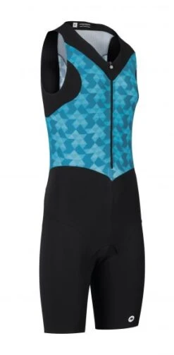 Assos Trisuit Triator NS Speedsuit Mouwloos Blauw Heren -Craft Winkel assos trisuit heren triator ns sprint speedsuit adamant blue 11112212g 03