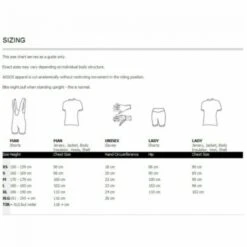 Assos Ultraz Skin Layer Winter Ondershirt Lange Mouw Blauw Dames 13 Assos Ultraz Skin Layer Winter Ondershirt Lange Mouw Blauw Dames -Craft Winkel assos20maattabel 2