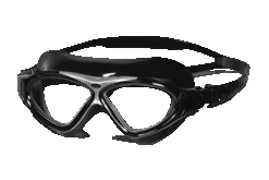 BTTLNS Essovius 1.0 Transparante Lens Zwembril Zwart/zilver