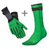 BTTLNS Neopreen Zwemsokken En Zwemhandschoenen Voordeelset Groen -Craft Winkel bttlns neoprene accessories combi set 2 green low