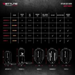 BTTLNS Saferswimmer Zwemboei 28 Liter Poseidon 1.0 Neon Groen -Craft Winkel bttlns size guide buoys 11 12