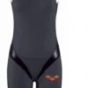 Arena Carbon Pro Rear Zip Mouwloos Trisuit Donkergrijs Dames