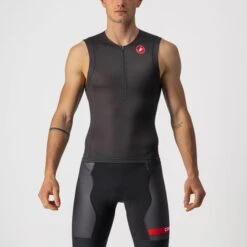 Castelli Free Tri 2 Mouwloos Top Zwart Heren