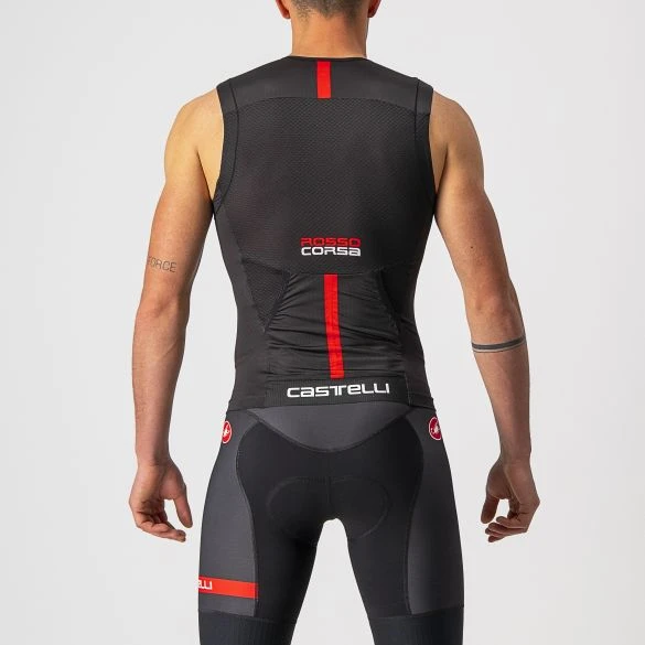 Castelli Free Tri 2 Mouwloos Top Zwart Heren 4 Castelli Free Tri 2 Mouwloos Top Zwart Heren - Afbeelding 2