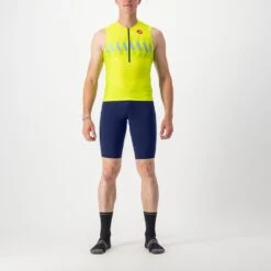 Castelli Premio Tri Speed Short Blauw Heren