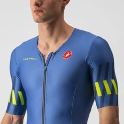 Castelli Free Sanremo 2 Trisuit Korte Mouwen Blauw Heren -Craft Winkel castelli sanremo 2 korte mouwen 8620092 417 03