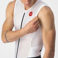 Castelli Free Sanremo 2 Trisuit Mouwloos Wit Heren -Craft Winkel castelli sanremo 2 mouwloos 22090 101 03