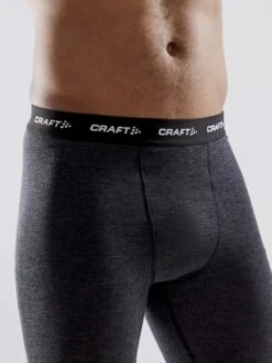 Craft Core Wol Merino Broek Zwart Heren -Craft Winkel craft 1911547 998000 core wool merino pant m closeup3 original