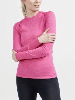 Craft Core Dry Active Comfort Lange Mouwen Roze Dames -Craft Winkel craft baselayer dames core dry active comfort ls w 1911168 738000 02