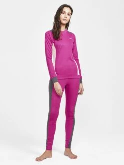 Craft Core Dry Thermo Onderkleding Set Roze Dames -Craft Winkel craft baselayer dames core dry baselayer set 1909706 486985 04