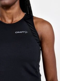 Craft Core Endurance Singlet Shirt Mouwloos Zwart Dames -Craft Winkel craft baselayer dames core endur singlet w 1910563 999000 05