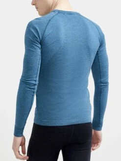 Craft Core Dry Active Comfort Shirt Lange Mouw Blauw Heren -Craft Winkel craft baselayer heren core dry active comfort ls 1911157 676000 03