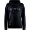 Craft Core Vrijetijdsvest (met Capuchon) Zwart Dames -Craft Winkel craft core hoodie dames wit 1910641 999000