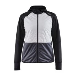 Craft Advanced Warm Tech Fietsjack Zwart/grijs Dames