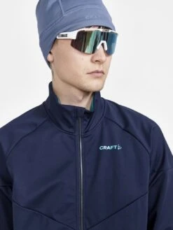 Craft Glide Block Jack Donkerblauw Heren -Craft Winkel craft jas heren 1909596 396000 core glide block jacket 05