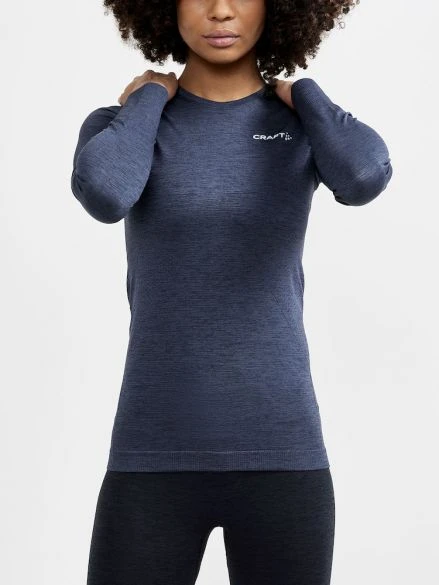 Craft Core Dry Active Comfort Lange Mouwen Blauw Dames 4 Craft Core Dry Active Comfort Lange Mouwen Blauw Dames - Afbeelding 2