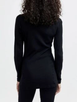 Craft Pro Wool Extreme X Lange Mouw Ondershirt Zwart Dames -Craft Winkel craft onderkleding dames pro wool extreme x ls zwart 1911154 999000 002