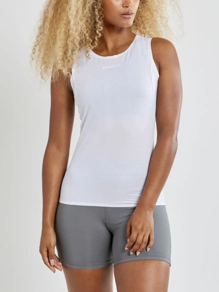 Craft Pro Dry Nanoweight Mouwloos Ondershirt Wit Dames 4 Craft Pro Dry Nanoweight Mouwloos Ondershirt Wit Dames - Afbeelding 2