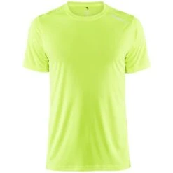 Craft Rush T-shirt Geel Heren