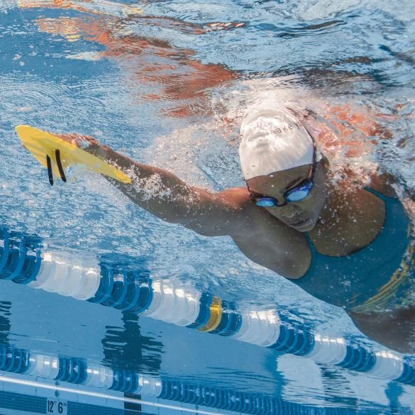 Finis Freestyler Handpeddels Geel 4 Finis Freestyler Handpeddels Geel - Afbeelding 2