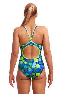 Funkita Blue Bottle Diamond Back Badpak Dames -Craft Winkel funkita zwemkleding dames diamond back badpak fs11l blue bottle 003