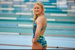 Funkita Blue Bottle Diamond Back Badpak Dames -Craft Winkel funkita zwemkleding dames diamond back badpak fs11l blue bottle 011