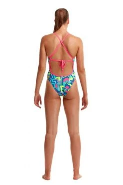 Funkita Cut Lines Tie Me Tight Badpak Dames -Craft Winkel funkita zwemkleding dames tie me tight cut lines fks001l70934 003