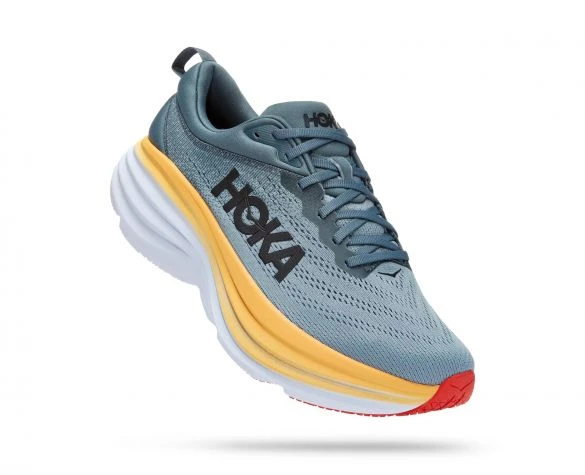 Hoka One One Hoka Bondi 8 Hardloopschoenen Zilver/grijs Heren 3 Hoka One One Hoka Bondi 8 Hardloopschoenen Zilver/grijs Heren