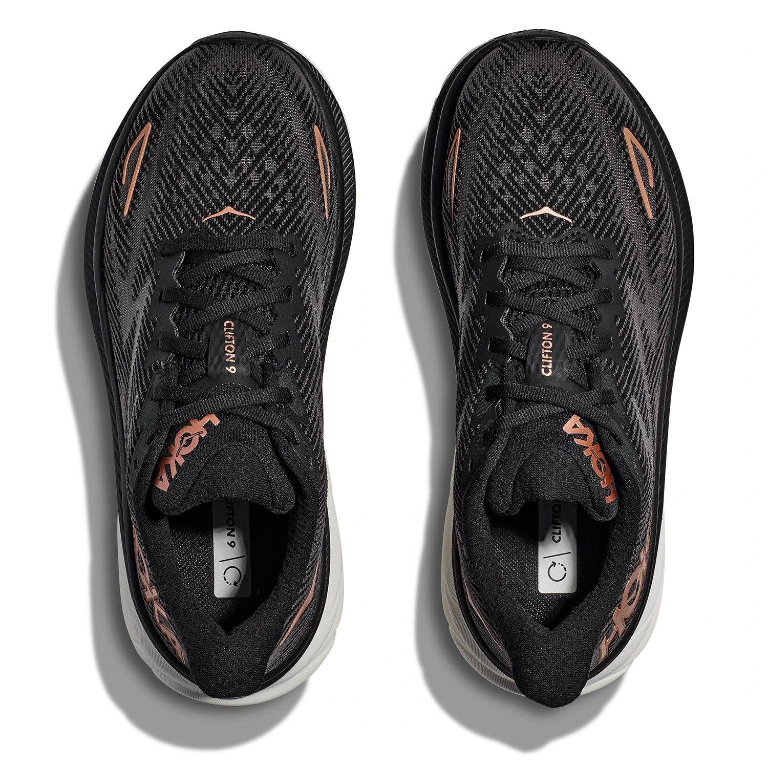 Hoka One One Hoka Clifton 9 Hardloopschoenen Zwart/bruin Dames 5 Hoka One One Hoka Clifton 9 Hardloopschoenen Zwart/bruin Dames - Afbeelding 3